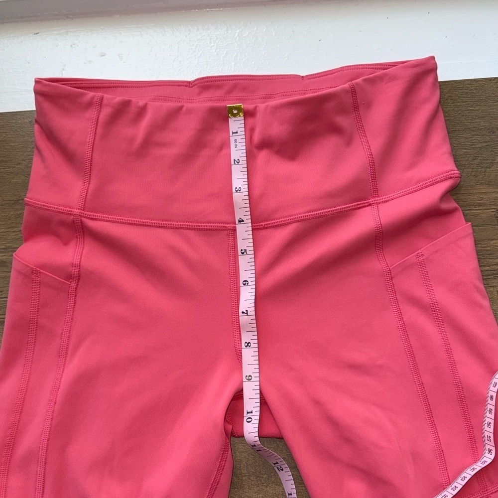 Athleta Women’s Hot Pink Ultimate Stash High Rise  Crop Size M - Picture 4 of 6